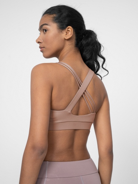 Бра 4F SPORT BRA F032 4FSS23USBAF032-82S р.S рожевий