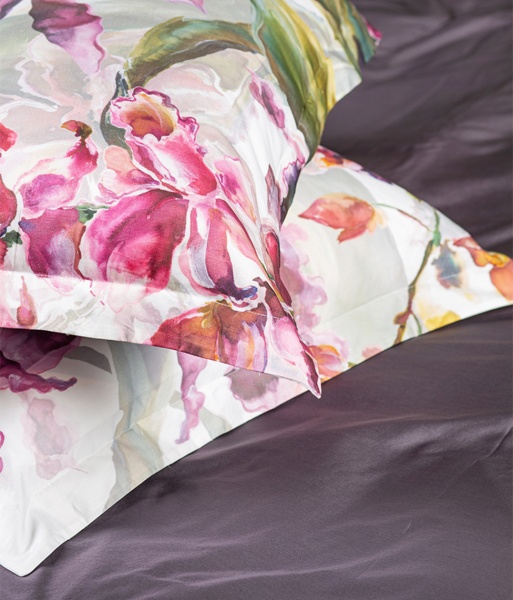 Комплект постельного белья Orchids Modern семейный разноцветный Decoflux 