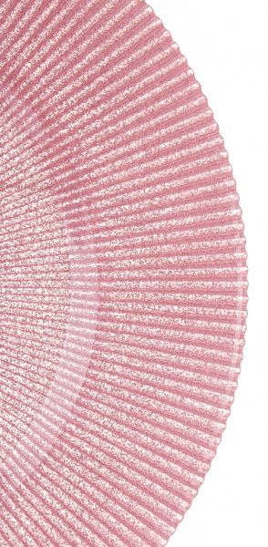 Блюдо Glimmer 33 см рожеве Dekor Cam 