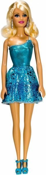 Лялька Barbie Блискуча у синій сукні Т7580-1