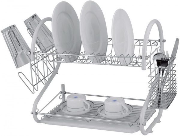 Сушка двойная настольная с поддоном LF-505WHT 505х247х385 мм Lemax