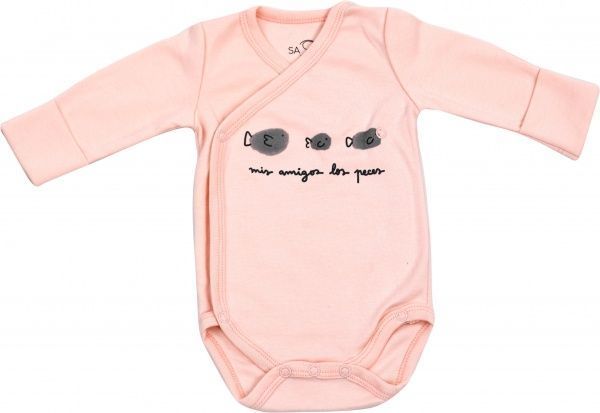 Боді дитяче Sasha р.74 персиковий 4154/5 