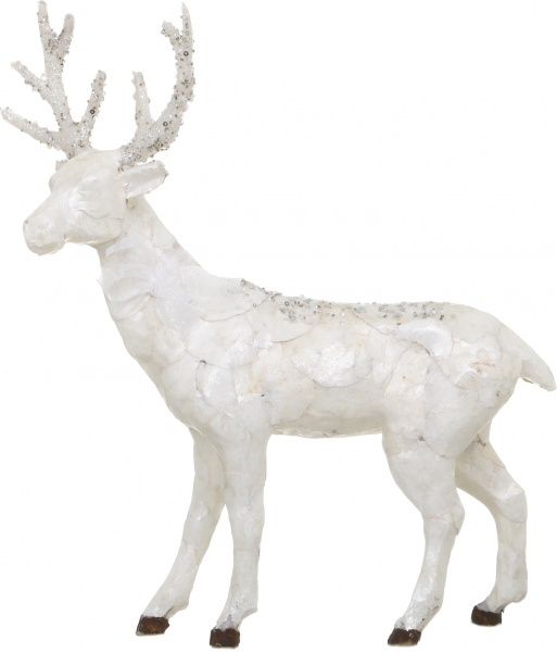 Декоративная фигура Олень с блестками EPIC003 52 см 