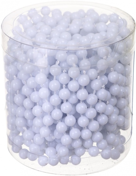 Бусы для елки 6 цветов 5 мм 6 м в ассортименте