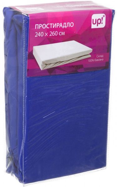 Простирадло 240x260 см в асортименті UP! (Underprice) 