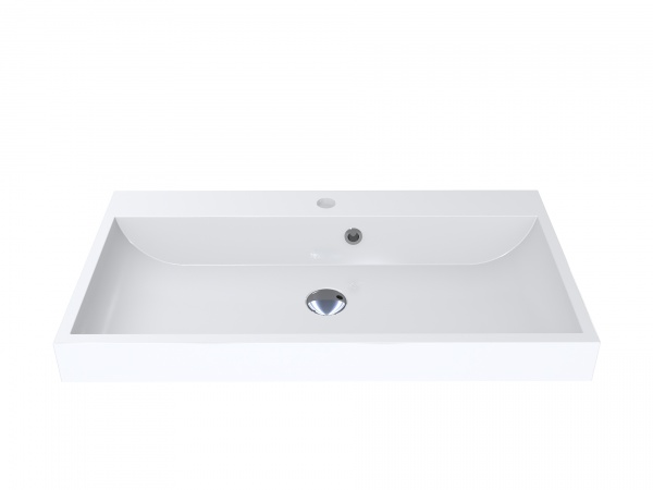 Умывальник мебельный Miraggio Varna 800 (Matte) 80x42 см белый матовый