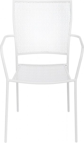 Стул металлический Mykonos 87x54x55 см белый  