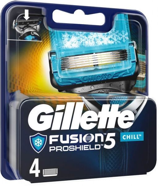 Сменный картридж Gillette ProShield 5 Chill Fusion 4 шт.