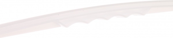 Відро без кришки Пласт-Бокс прямокутне з пластиковою ручкою низьке 10 л прозорий 