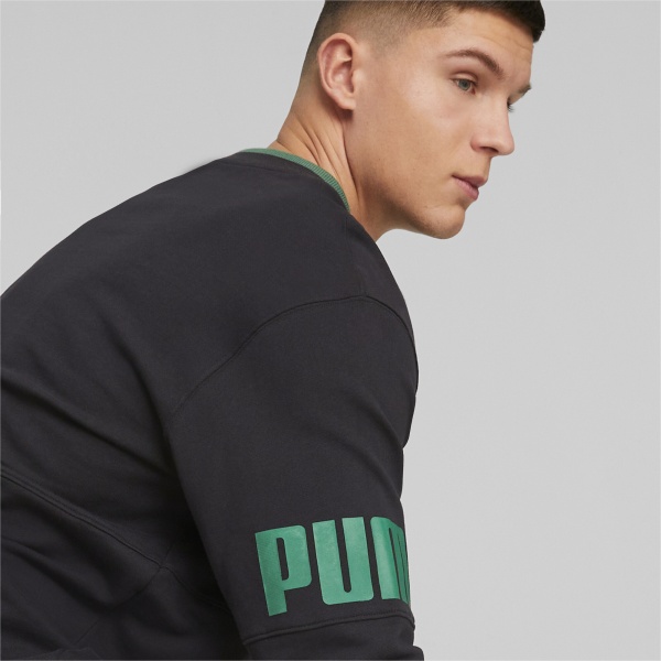 Свитшот Puma PUMA POWER COLORBLOCK CREW TR 67332351 р. XXL черный