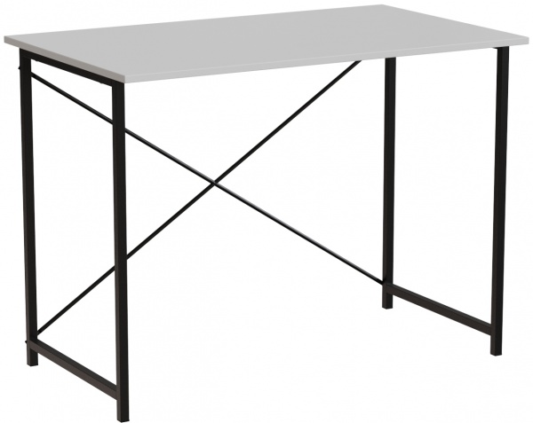 Стол Line Лайт 1000x500x16 мм белый/черный 
