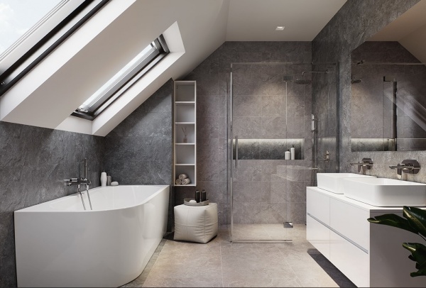 Ванна акриловая Cersanit CREA 170x82 см правосторонняя