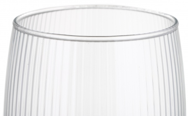 Ваза скляна Trend Glass Lyra 19,8 см прозора 