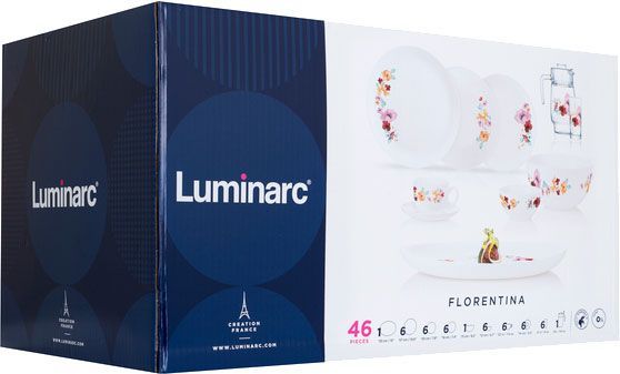 Сервиз столовый Diwali Florentina 46 предметов на 6 персон N7997 Luminarc
