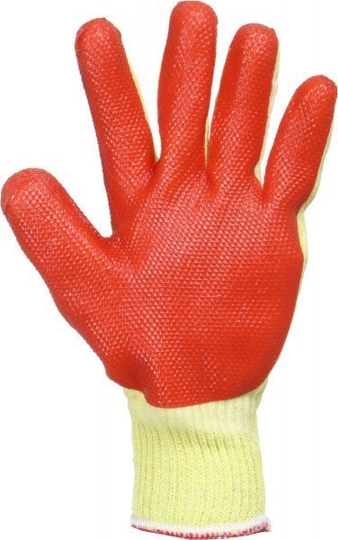 Перчатки Vulkan с рифленым резиновым наладонником с покрытием ПВХ XL (10) 71112