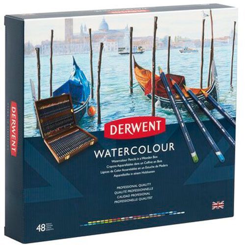 Олівці акварельні Watercolour 48 кольорів Derwent