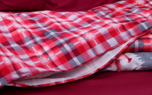 Підковдра Новорічна казка 160x220 см сірий із червоним Білтекc 