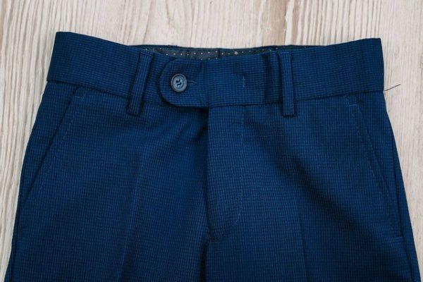 Штаны для мальчиков West-Fashion р.134 синий А817 