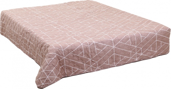 Покривало Sicily 145x210 см UP! (Underprice) бежевий із білим 