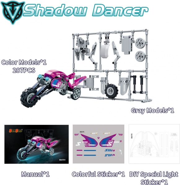 Конструктор BanBao Future Concept Cars Автомобіль майбутнього 8647 8647