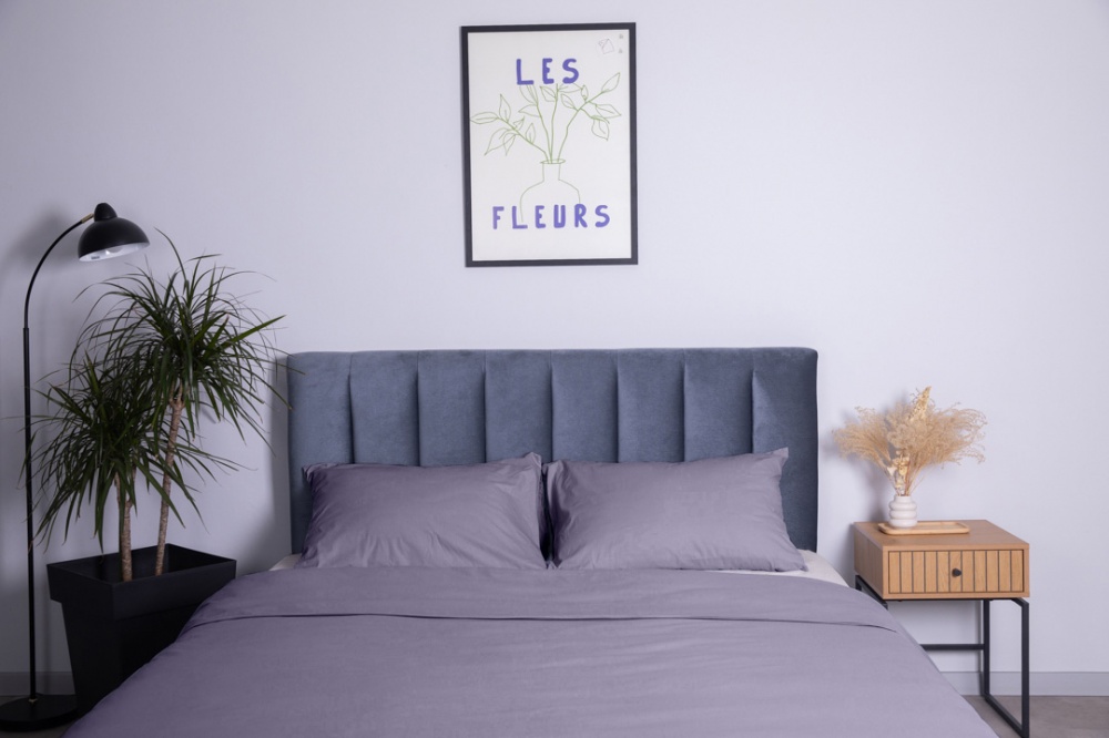 Комплект постельного белья Mono семейный фиолетовый Luna