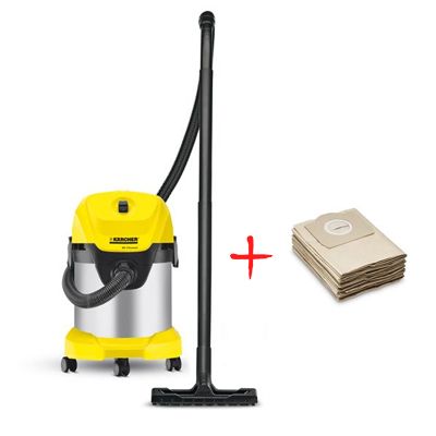 Пылесос Karcher WD 3 Premium + фільтр-мішки 9.610-664.0