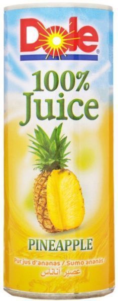 Сок DOLE ананасовый прямого отжима 0,25л 