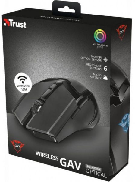 Миша Trust GXT 103 Gav Wireless Optical Gaming Mouse 23213 
