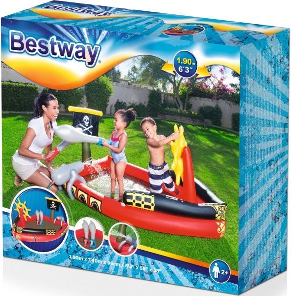 Бассейн надувной Bestway Пиратский корабль