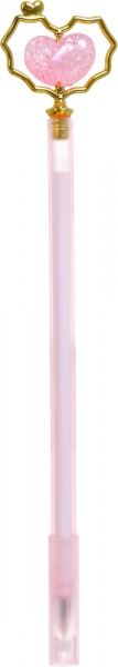 Ручка гелевая Розовое сердце 