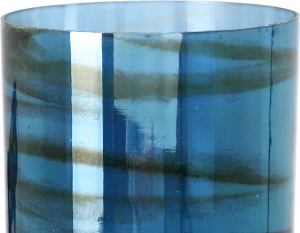 Ваза скляна синій 15х57 см PANACHE