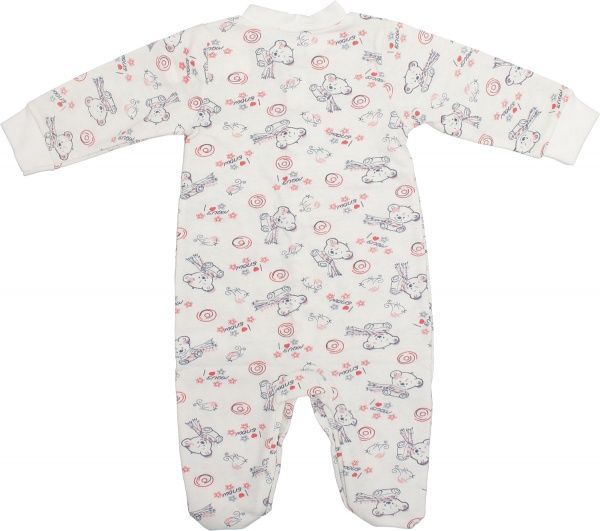 Боди Фламинго ясельный р.68 молочный 647-310 