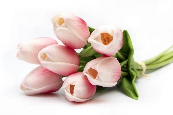 Букет тюльпанов искусственный 7 шт., 30 см розовый Home Seasons Decor