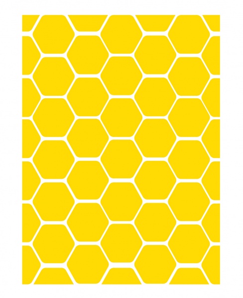 Светоотражающая наклейка LOOM Ромбы 2 LM-10071-yellow для твердых поверхностей