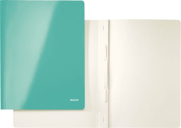 Скоросшиватель WOW 250 л. А4 бирюзовый металлик 30010051 Leitz