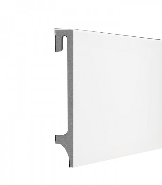 Плинтус ESPUMO 120 501 VOX белый мат 16х120х2400 мм 