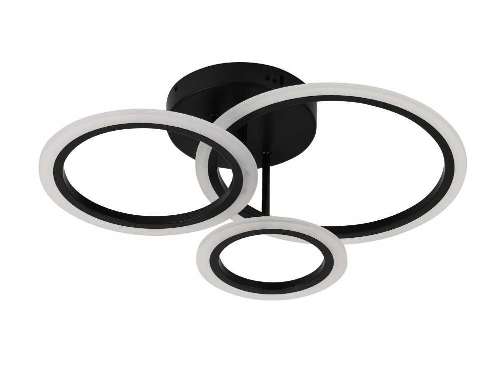 Люстра потолочная Sensio Nicca 38 Вт черный LS-2716B-38W