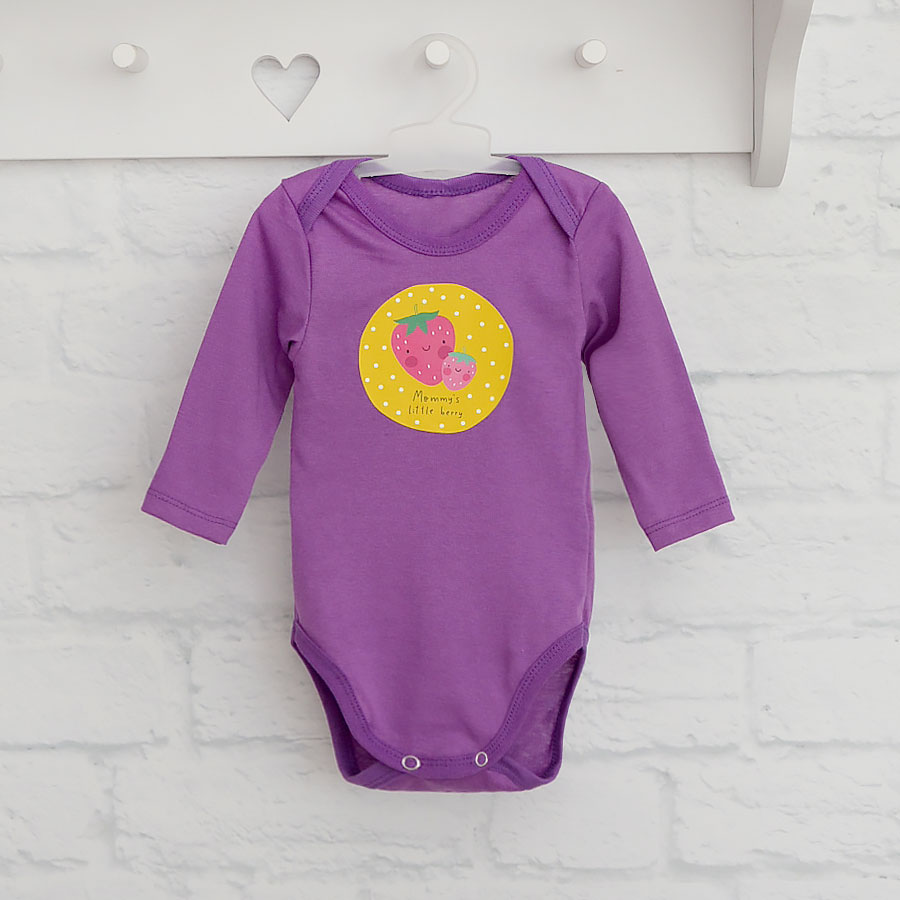 Боди для девочки Blanka Радуга р.56-62 фиолетовый 110340