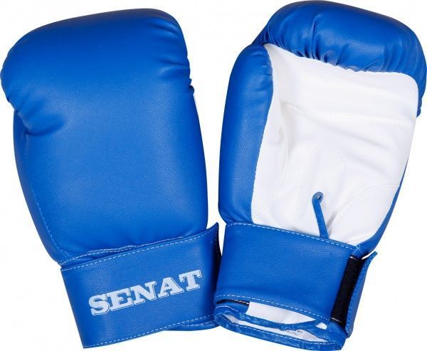 Боксерские перчатки SENAT 6oz 1543-blk/bl синий
