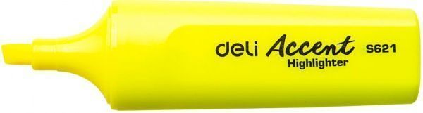 Маркер текстовий Deli Accent 5 мм 621ES жовтий 