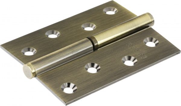 Петля знімна  B-100L AB 100x75x2.5 мм стара бронза ліва