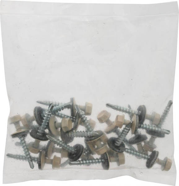 Саморез кровельный по дереву 4,8x35 мм 20 шт бежевый RAL 1015 RAL 1015me Expert Fix