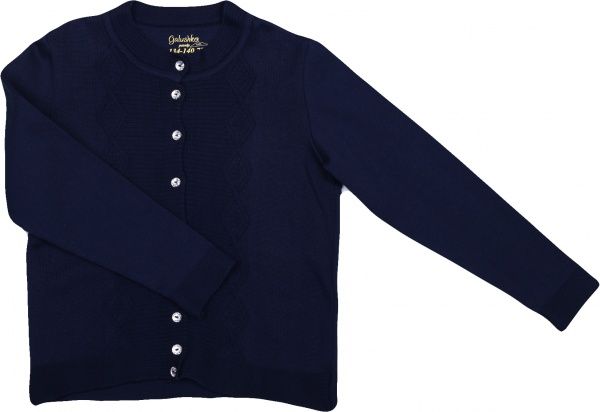 Жакет Галушко для девочки р.122 синий 5250 