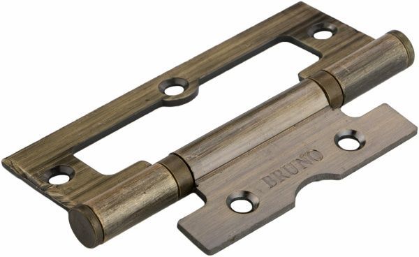 Петля евро  RDA 30948 Eurocento 100x2.5 мм античная латунь 2 шт