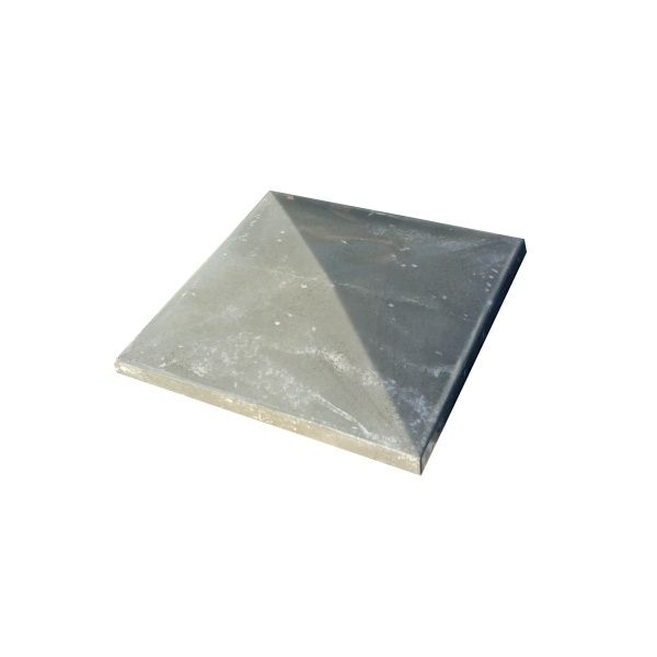 Кришка на стовп класична 510x510x75 мм сірий ЕПК МОДЕРН 