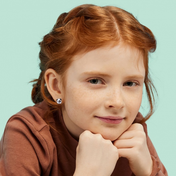 Сережки UMa&UMi Щенятко з кісточкою