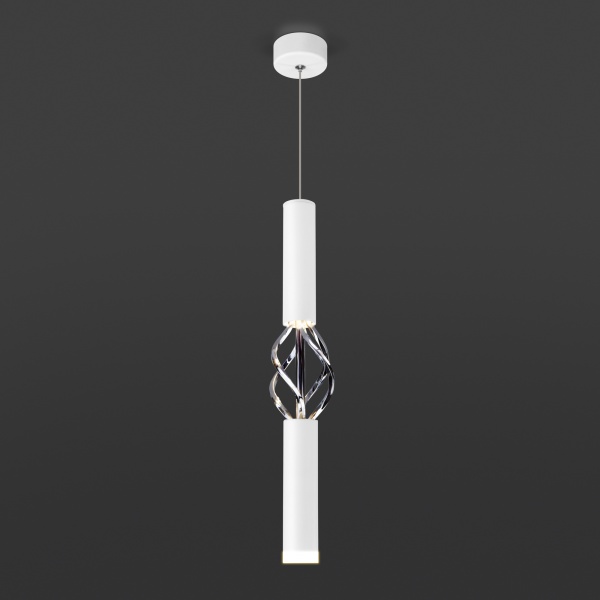 Світильник підвісний Strotskis Lance LED 8 Вт білий/хром 50191/1 (білий) 