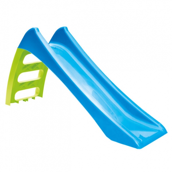 Горка детская Mochtoys 123x36x62,5 см синий с салатовым