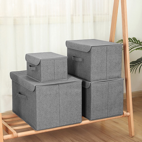 Ящик для хранения MVM TH-07 M GRAY 250x380x250 мм