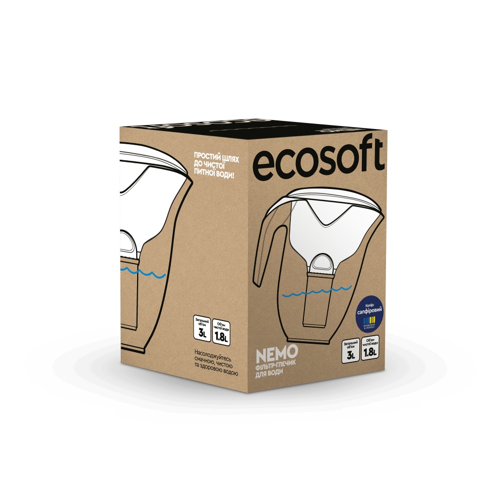 Фильтр-кувшин Ecosoft НЕМО сапфир